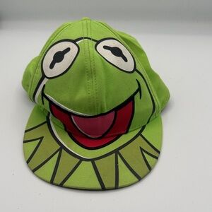 Kermit the Frog Graphic Cap The Muppets one size Green Jim Henson cotton